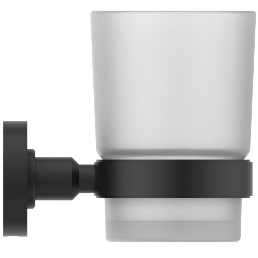 Suport pahar periute de dinti Ideal Standard IOM negru mat [2]