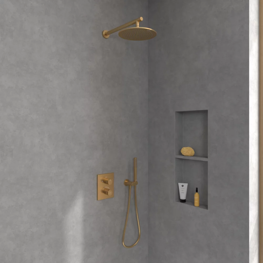 Palarie de dus 25 cm, auriu periat, Villeroy&Boch Universal Showers [3]