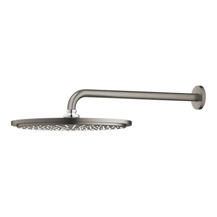 Palarie de dus rotunda 310 mm, grafit inchis periat, brat 380 mm, Grohe Rainshower Cosmopolitan 310 [3]