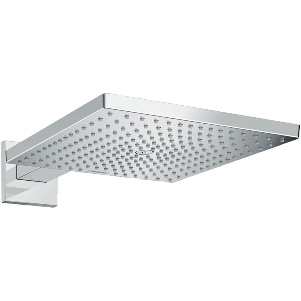 Palarie dus patrata crom lucios Hansgrohe, Raindance E 300