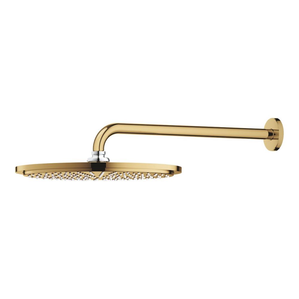 Palarie si brat de dus Grohe Rainshower Cosmopolitan 310 auriu lucios Cool Sunrise [4]