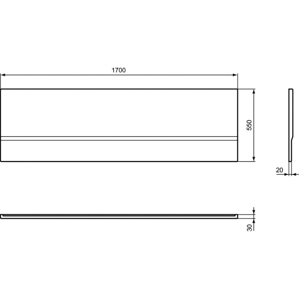 Masca frontala cada 170 cm Ideal Standard Hotline New [5]