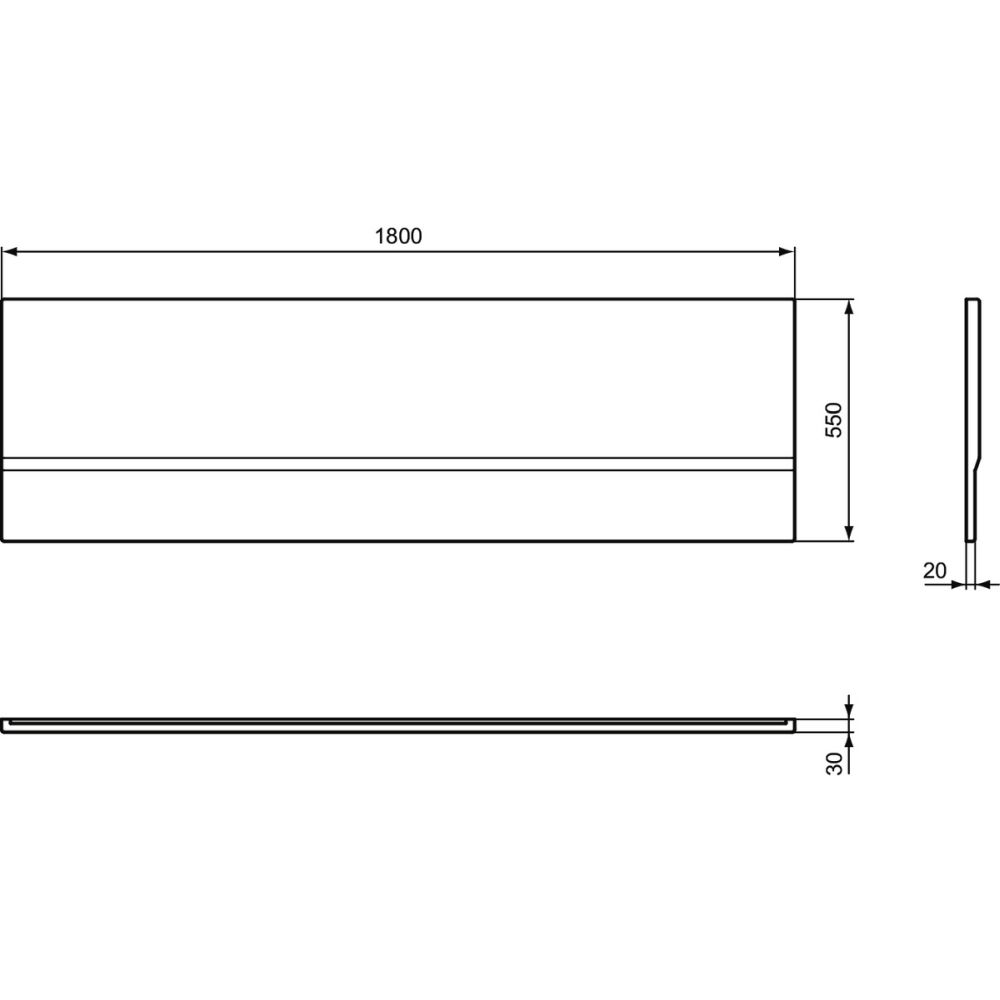Masca frontala cada 180 cm Ideal Standard Hotline New [5]