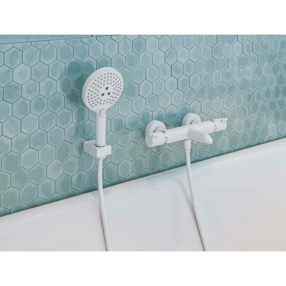 Para dus culoare alb mat Hansgrohe, Raindance Select S [2]