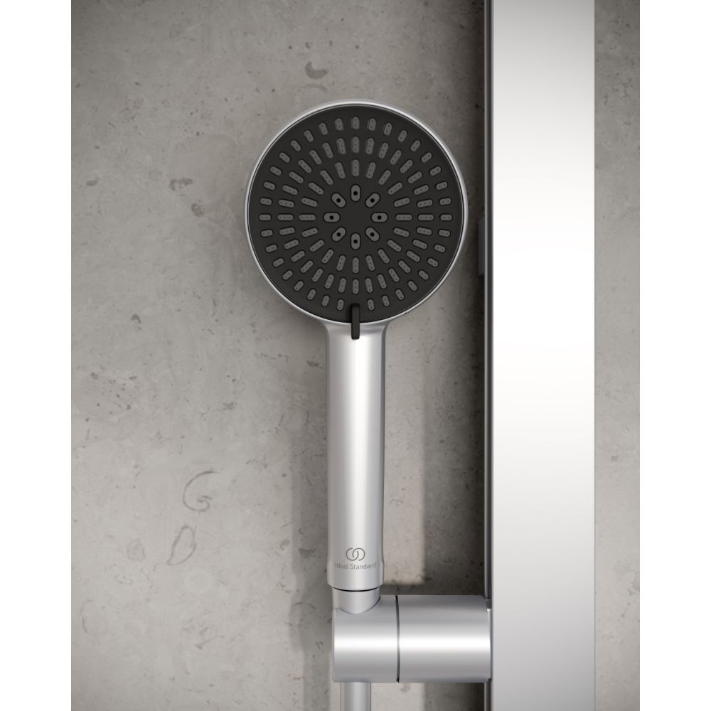 Para dus rotunda Ideal Standard Alu+ argintiu mat cu 2 functii [3]