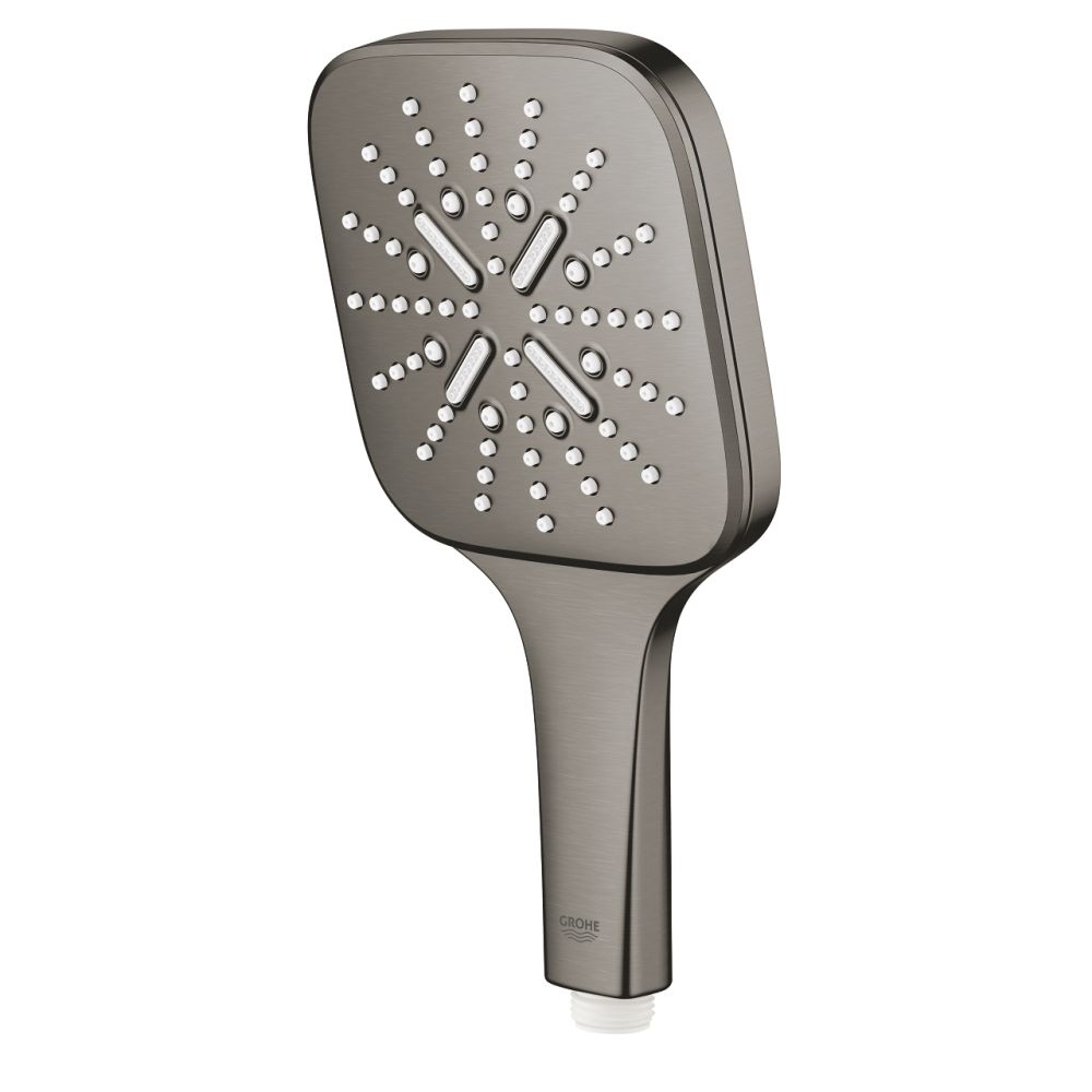 Para dus patrata Grohe Rainshower Smartactive 130 cu 3 functii, antracit periat Hard Graphite [3]