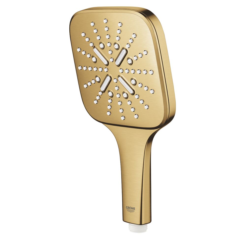 Para dus patrata Grohe Rainshower Smartactive 130 cu 3 functii, auriu periat Cool Sunrise [3]