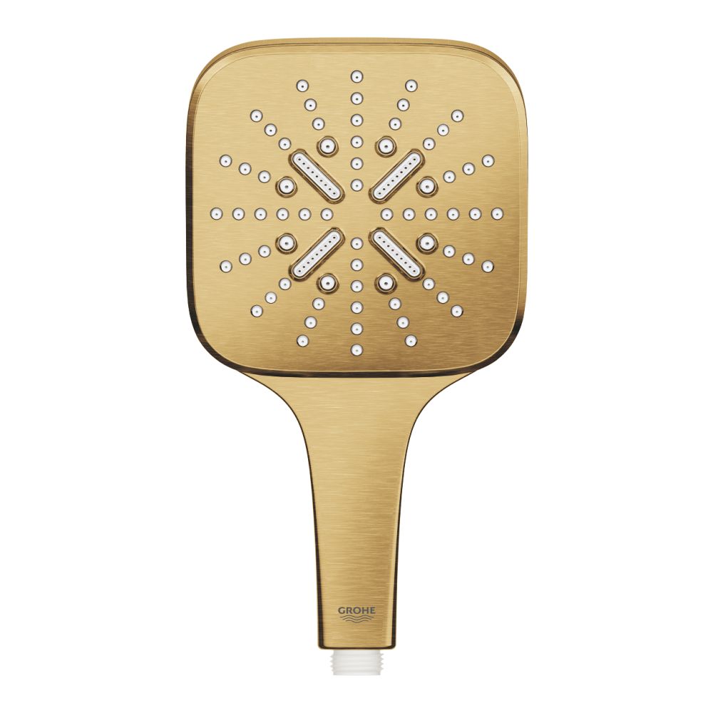 Para dus patrata Grohe Rainshower Smartactive 130 cu 3 functii, auriu periat Cool Sunrise [2]
