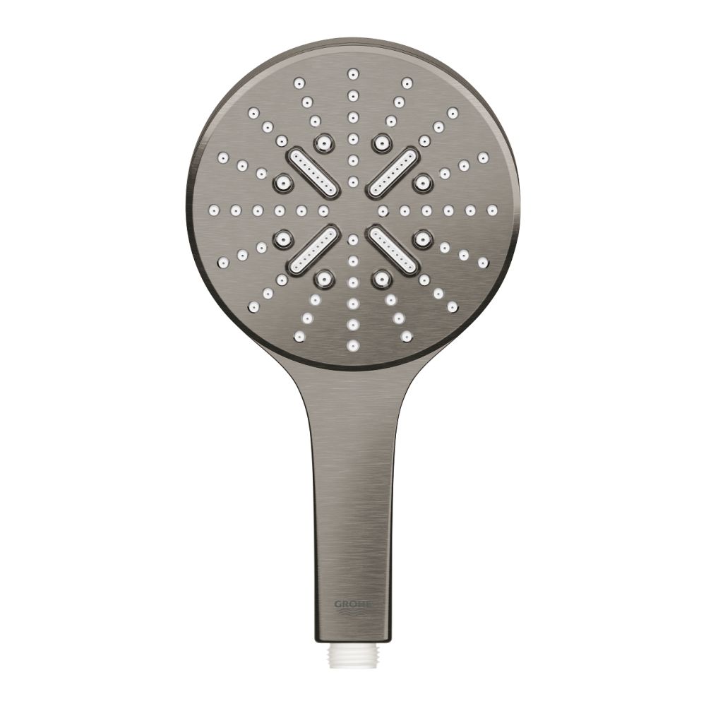 Para dus rotunda Grohe Rainshower Smartactive 130 cu 3 functii, antracit periat Hard Graphite [2]