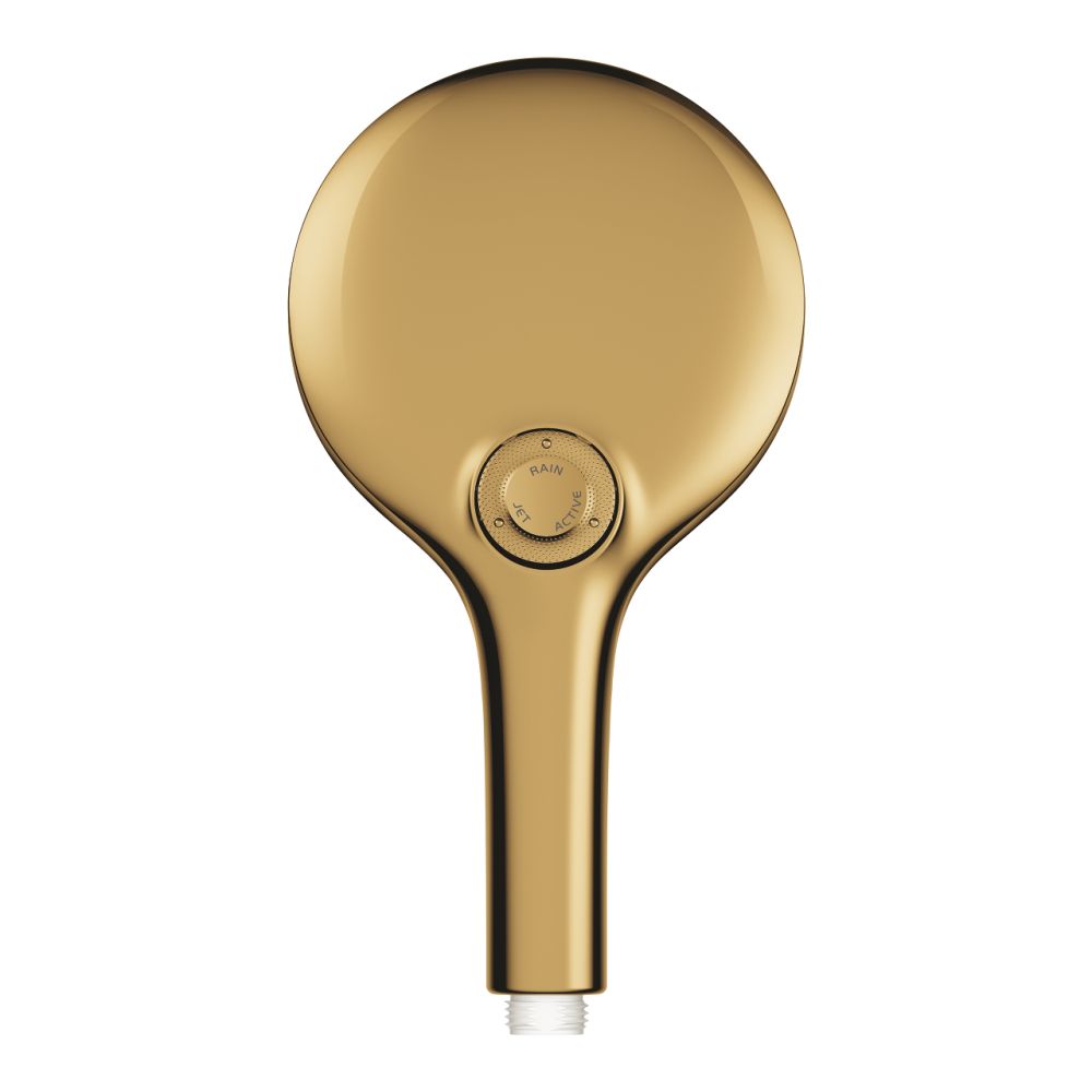 Para dus rotunda Grohe Rainshower Smartactive 130 cu 3 functii, auriu lucios Cool Sunrise [4]
