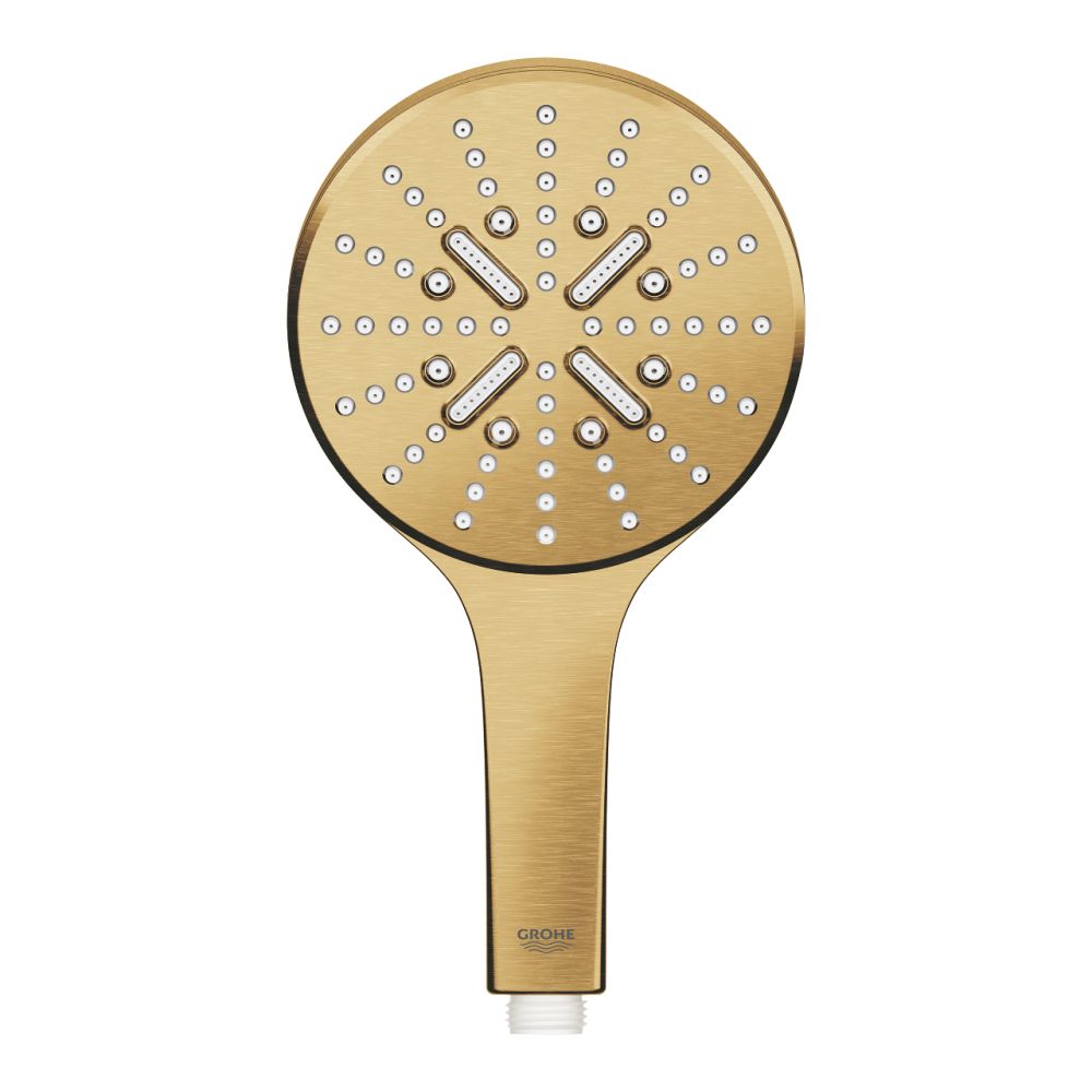 Para dus rotunda Grohe Rainshower Smartactive 130 cu 3 functii, auriu periat Cool Sunrise [2]