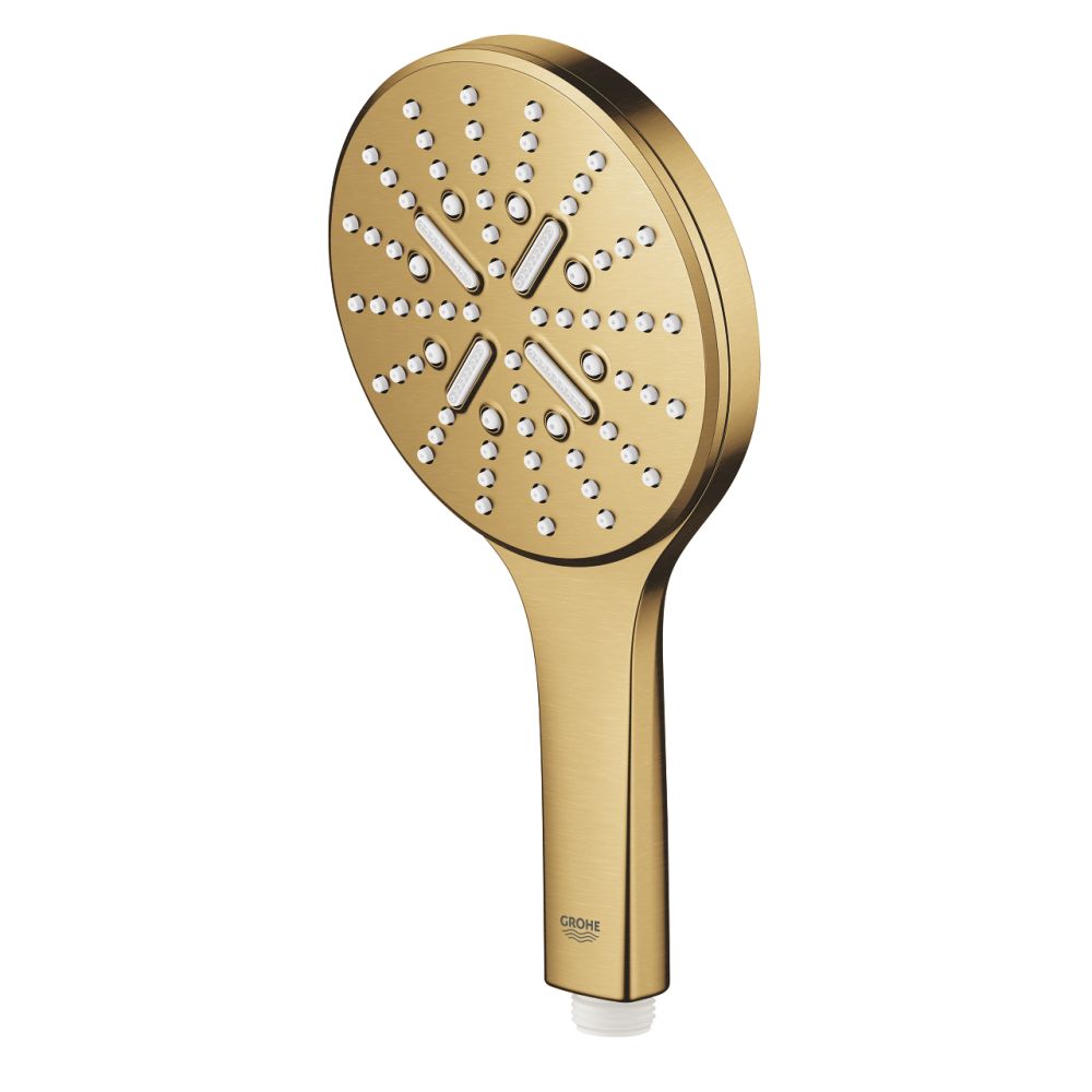 Para dus rotunda Grohe Rainshower Smartactive 130 cu 3 functii, auriu periat Cool Sunrise [3]