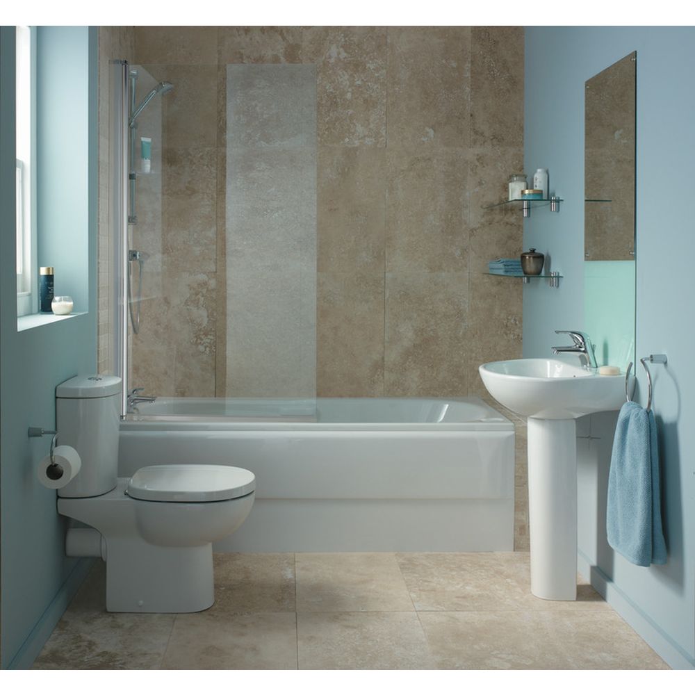Paravan cada sticla securizata, rectangular, profil crom, 80x140 cm, Ideal Standard Connect [6]