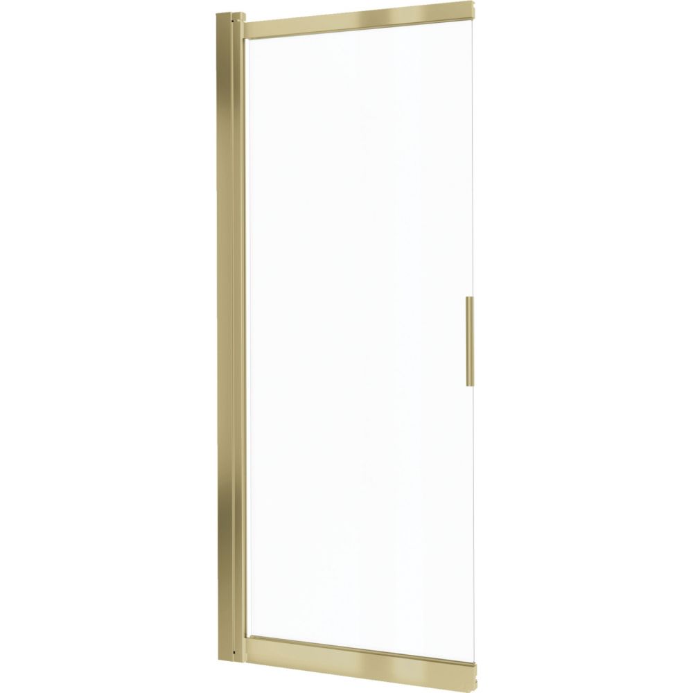 Paravan cada glisant sticla securizata, 100x140 cm, auriu periat, Deante Prizma [2]
