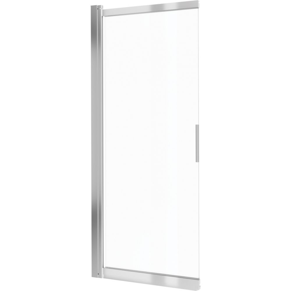 Paravan cada glisant sticla securizata, 100x140 cm, crom lucios, Deante Prizma [2]