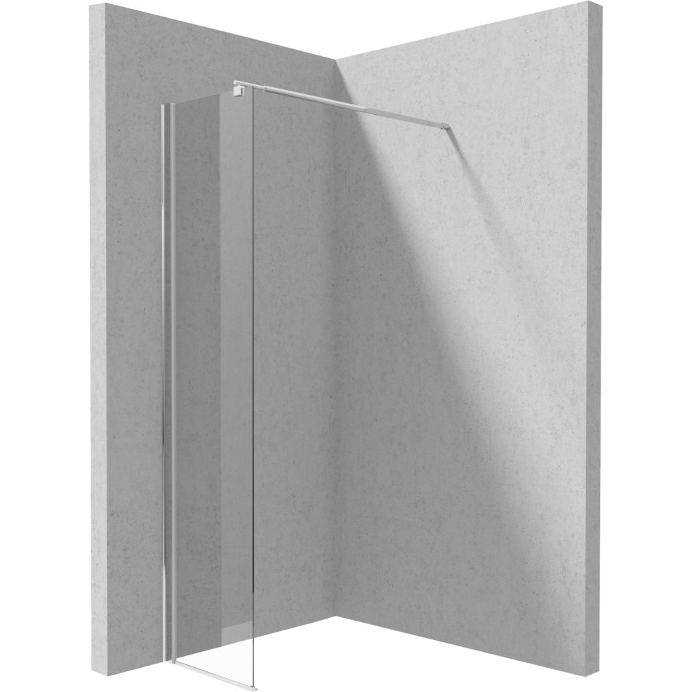 Paravan dus profil crom walk-in sticla securizata 30x200 cm, Deante Kerria Plus