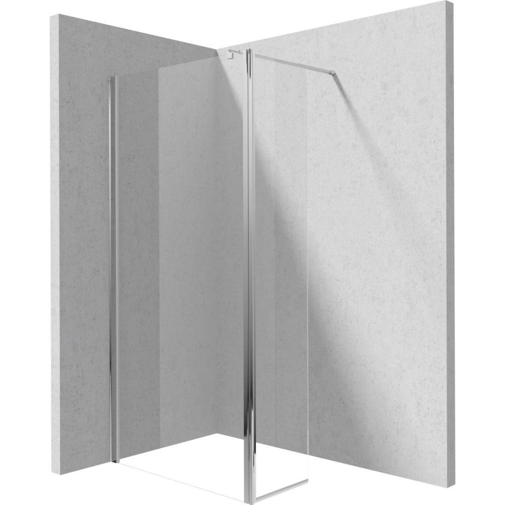 Paravan dus mobil sticla walk-in 40x200 cm crom lucios Deante Kerria Plus [2]