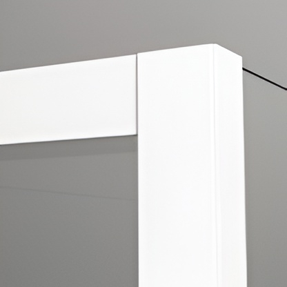 Paravan dus cu sticla riflata walk-in 120x200 cm, alb, 8 mm, Ronal Lina [2]