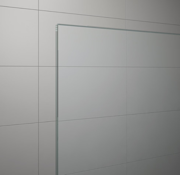 Paravan dus sticla walk-in 90x200 cm, bordeaux metal,  sticla 8 mm, Ronal Easy D40 [4]