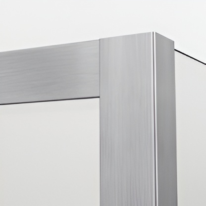 Paravan dus sticla walk-in 80x200 cm, crom periat, sticla 8 mm, Ronal Easy [2]