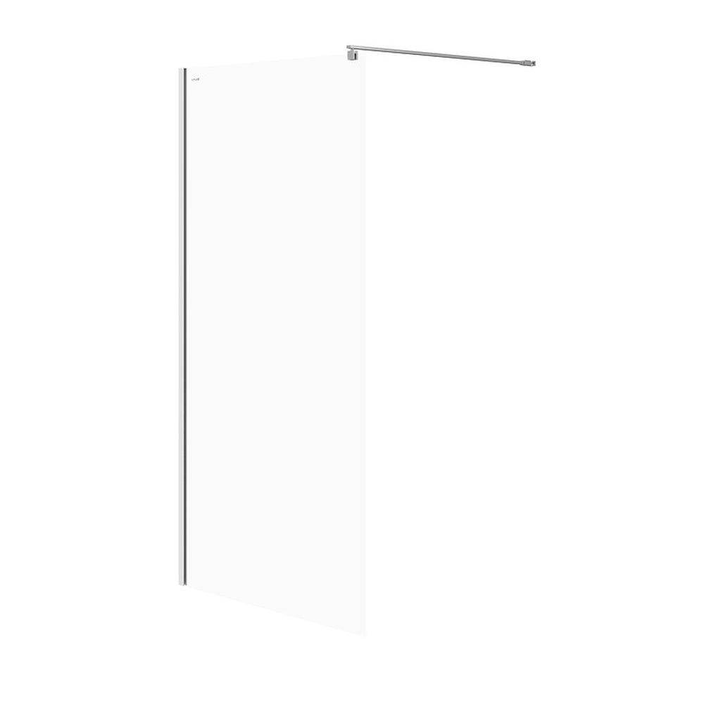 Paravan dus walk-in 100x200 cm Cersanit Mille, sticla securizata, profil crom