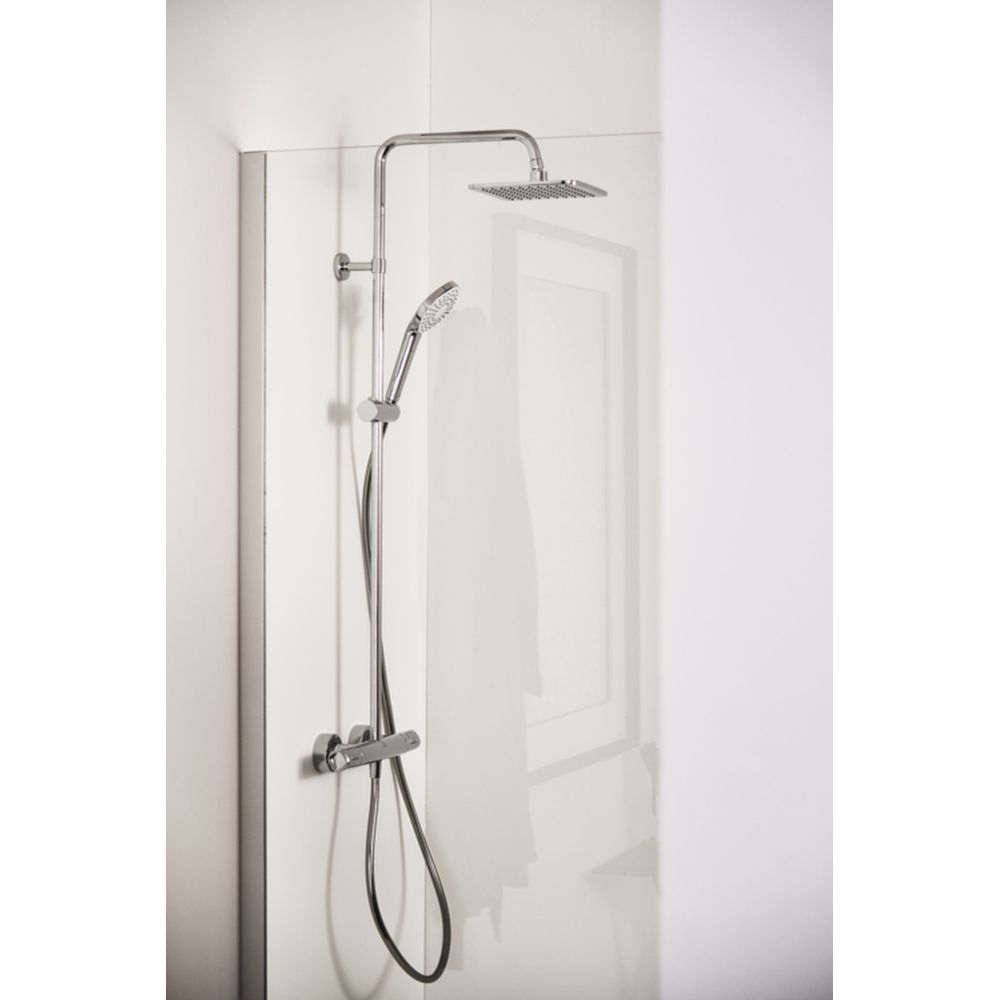 Paravan dus walk-in 120x200 cm Ideal Standard i.Life, sticla securizata, profil argintiu [5]