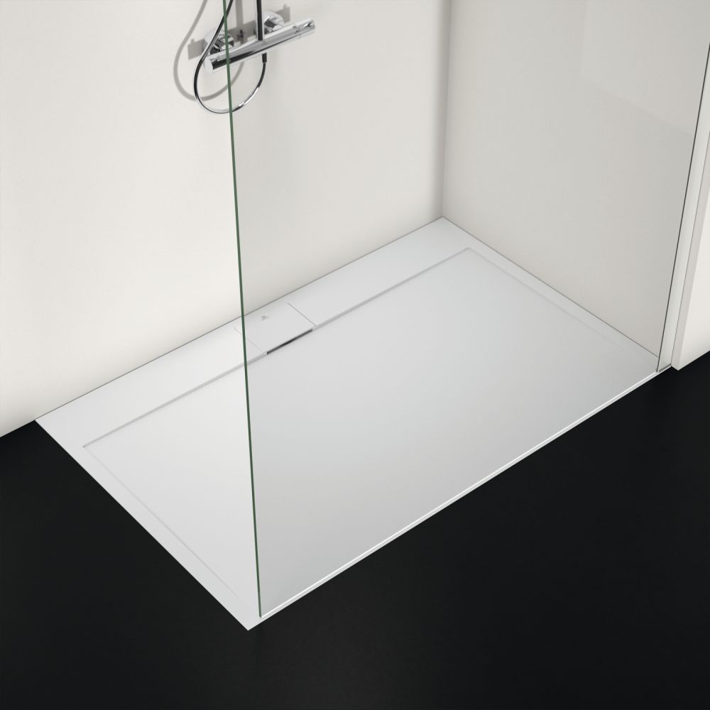 Paravan dus walk-in 140x200 cm Ideal Standard i.Life, sticla securizata, profil argintiu [4]