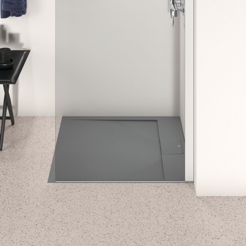 Paravan dus walk-in 70x200 cm Ideal Standard i.Life, sticla securizata, profil argintiu [4]