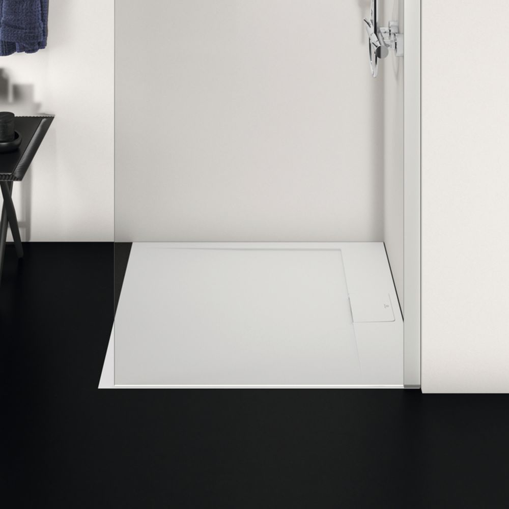 Paravan dus walk-in 90x200 cm Ideal Standard i.Life, sticla securizata, profil argintiu [6]