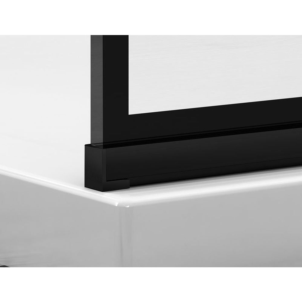 Paravan dus walk-in profil negru mat, sticla securizata, 80x200 cm, SanSwiss Easy STR4P [4]