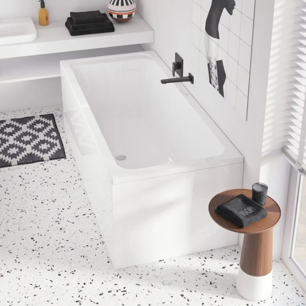 Pipa de umplere pentru cada 21 cm, negru mat, Villeroy&Boch Architectura Square [2]