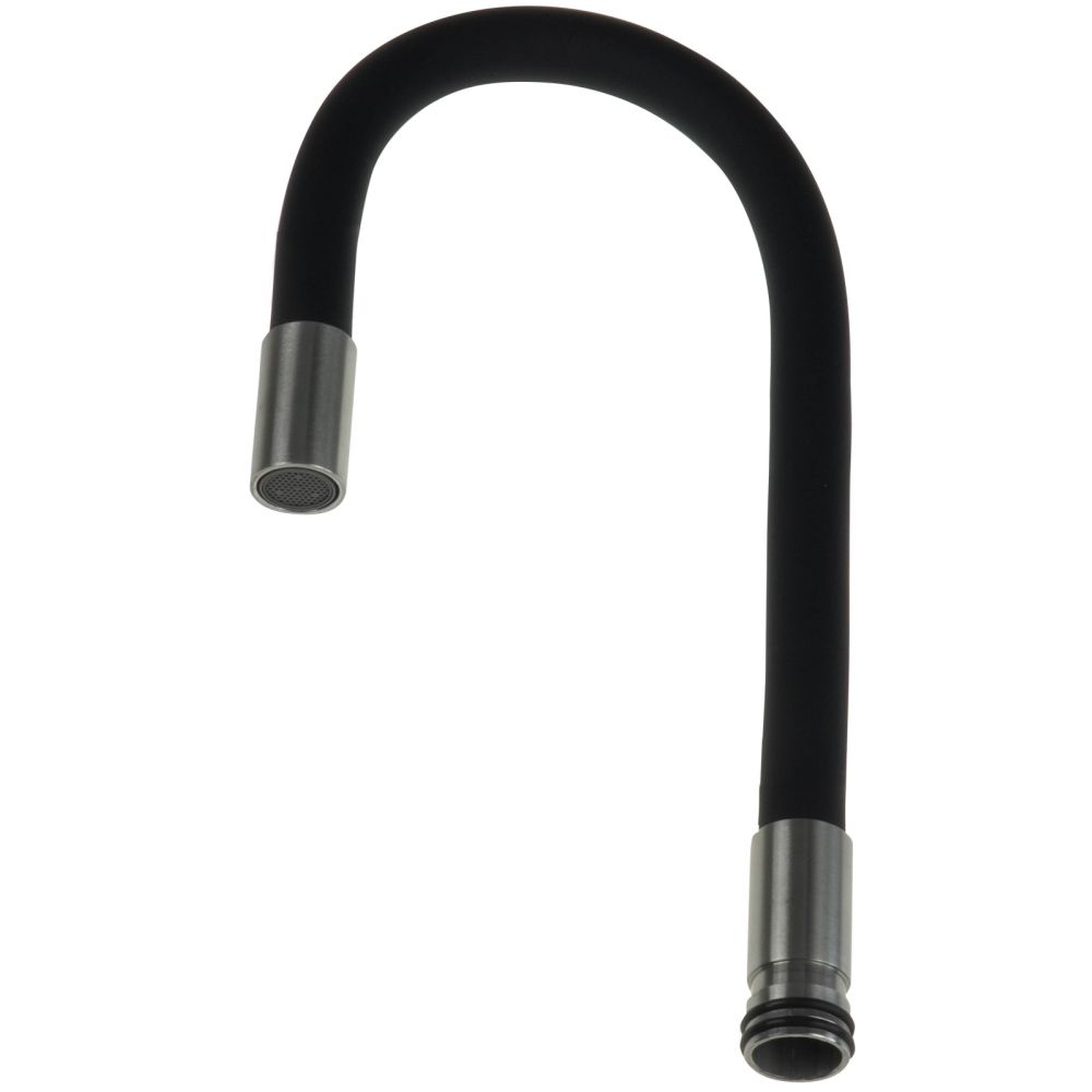 Pipa flexibila pentru baterie bucatarie Deante Luno negru/inox [2]
