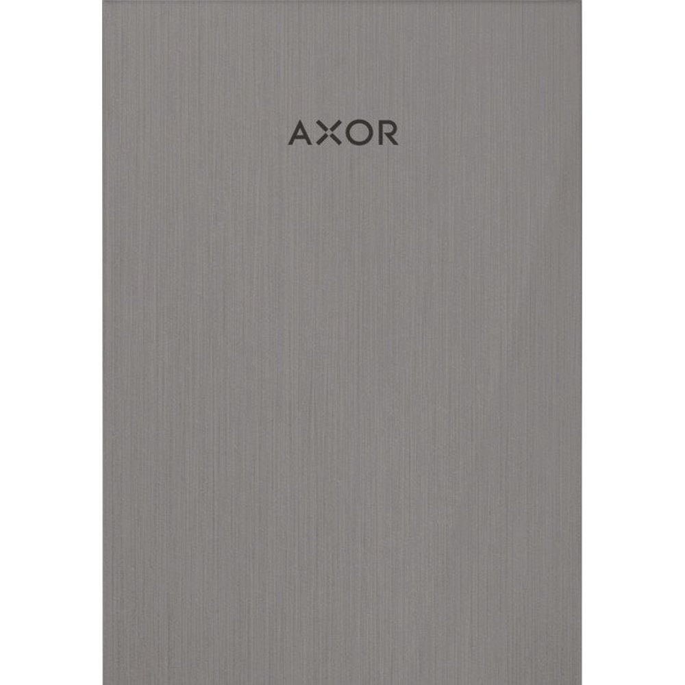 Placa superioara decorativa crom negru periat pentru baterie bideu Hansgrohe Axor MyEdition