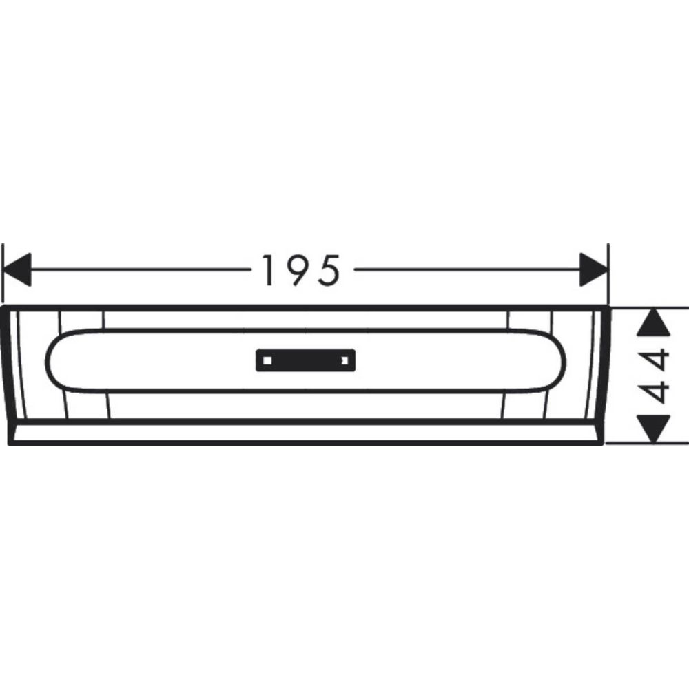 Racleta dus alb mat Hansgrohe WallStoris [2]