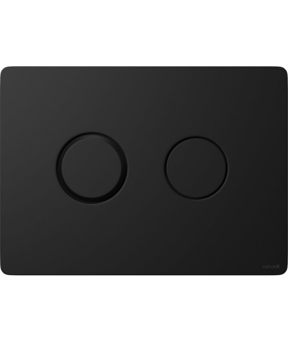 Rezervor incastrat cu clapeta de actionare negru mat, Cersanit System 51 Pneu S [2]