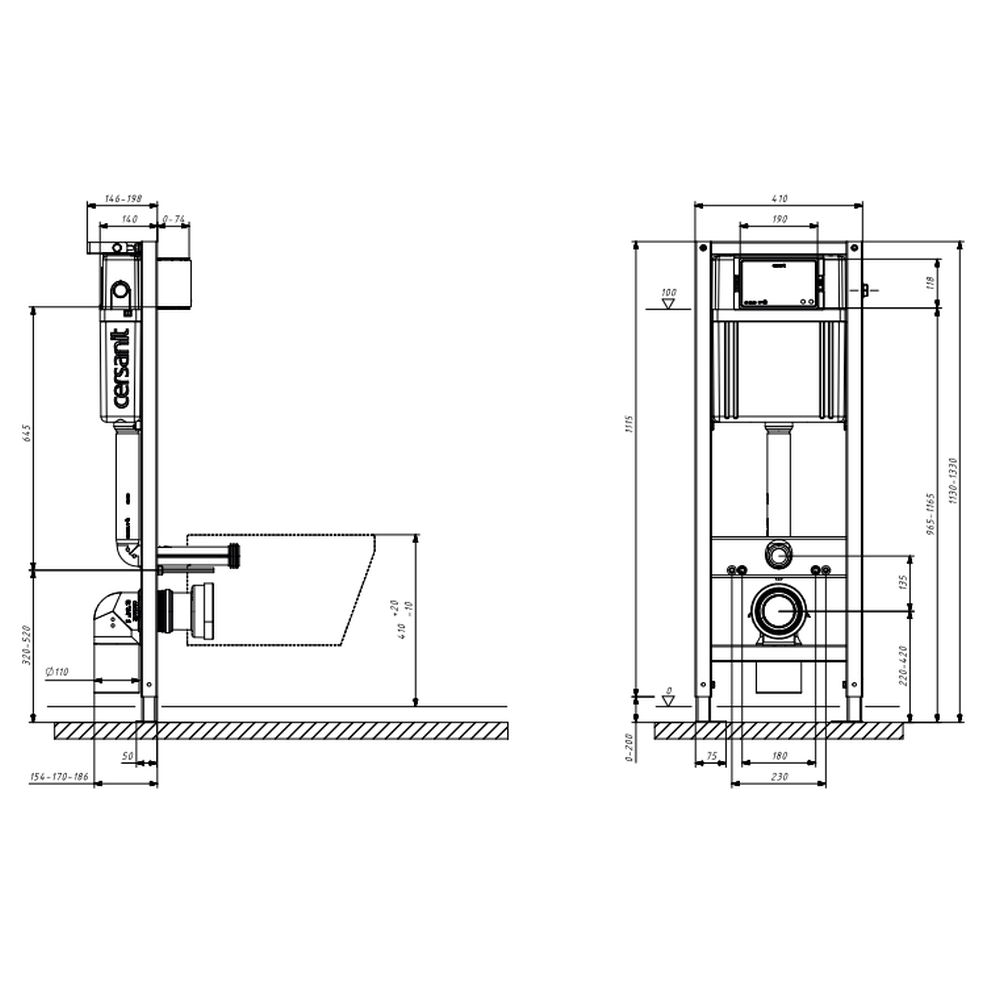 Rezervor wc incastrat Cersanit System 21 Mech [3]