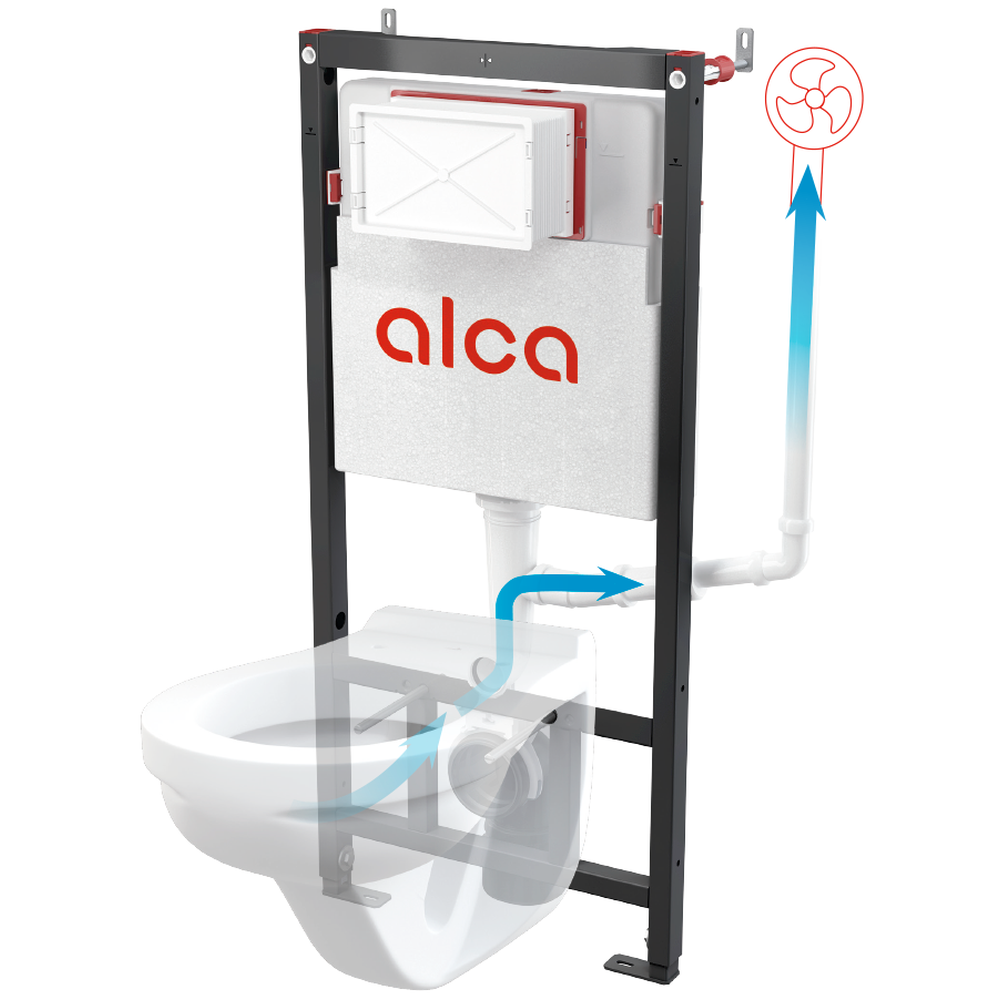 Rezervor wc incastrat slim Alcaplast, Sadromodul [2]