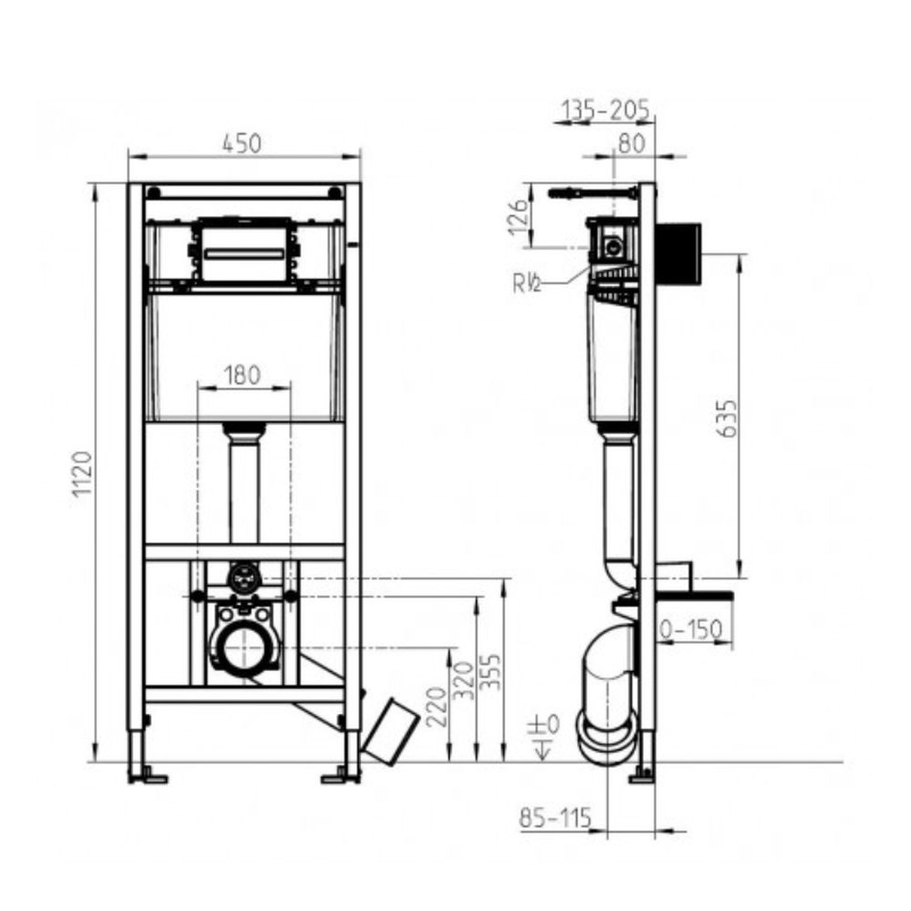 Rezervor wc incastrat Villeroy & Boch ViConnect Pro [2]