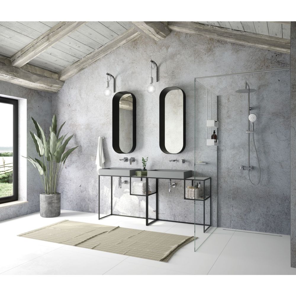 Baterie chiuveta baie incastrata crom Agawa, Deante [3]