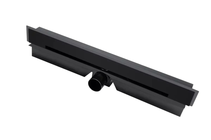 Rigola dus liniara 61 cm, negru mat, Kleome FDesign