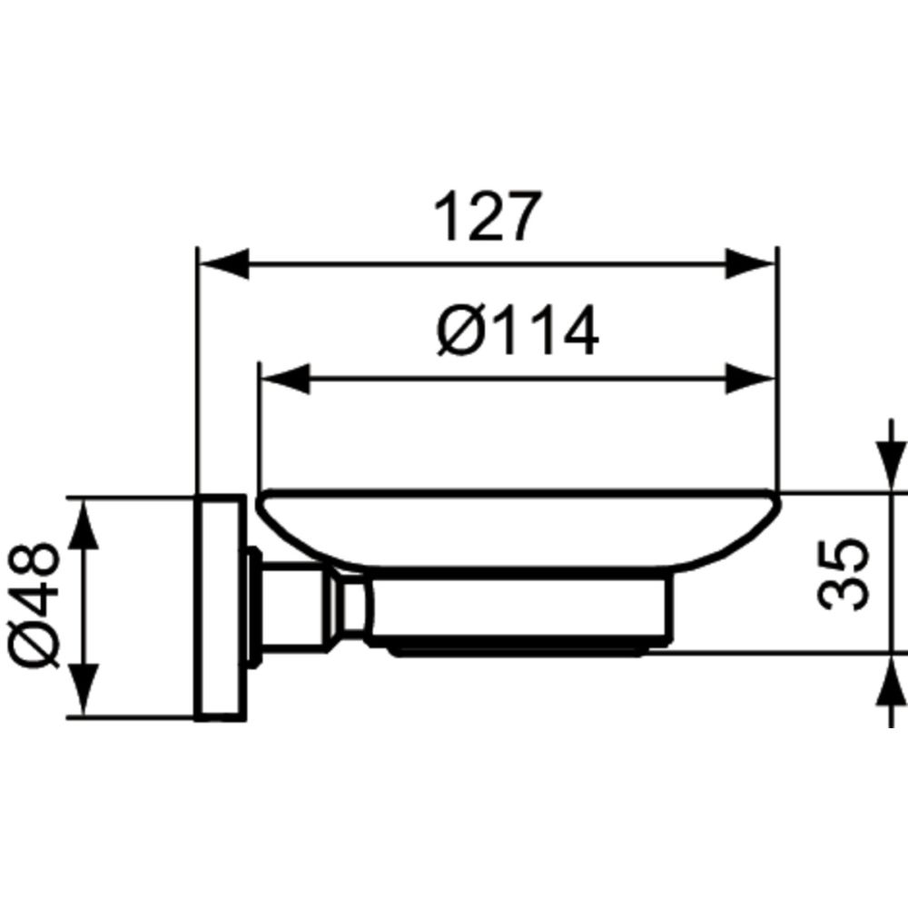 Savoniera baie crom lucios Ideal Standard IOM [2]
