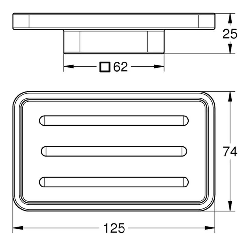 Savoniera Grohe Selection Cube, alb [2]