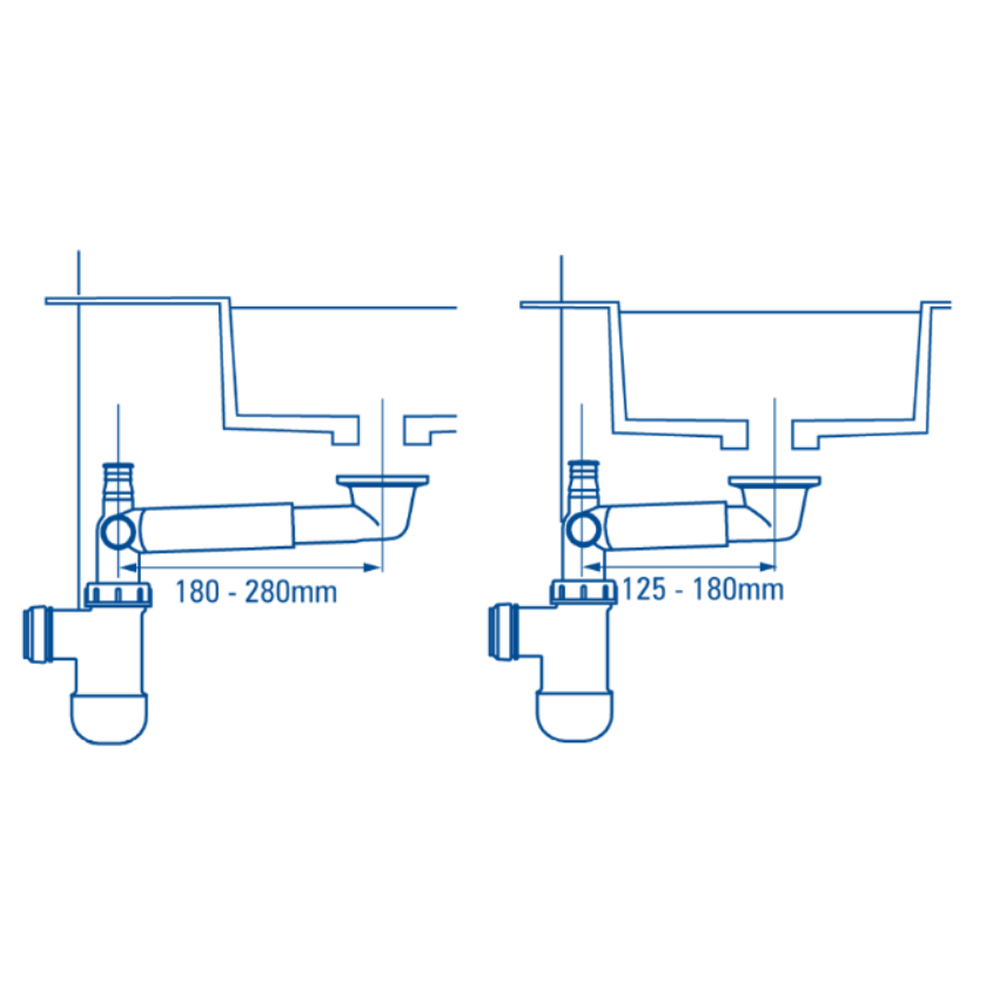Lavoar baie pe blat si consola sustinere cu sertar, 600x500x140 mm, Deante, Temisto [4]