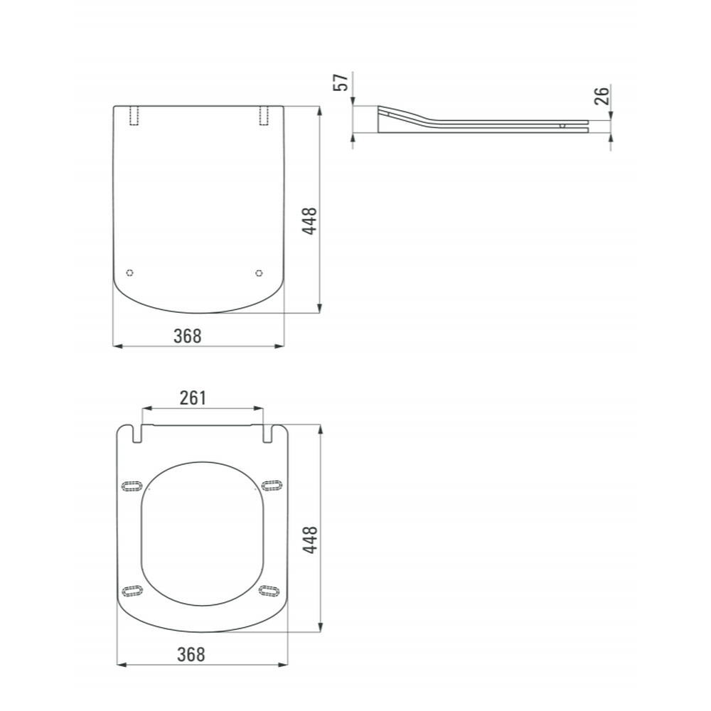Capac wc soft close slim Deante, Anemon [2]
