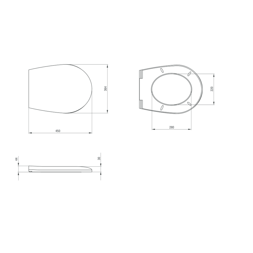 Capac wc soft close alb cu balamale metalice Deante, Avis [2]