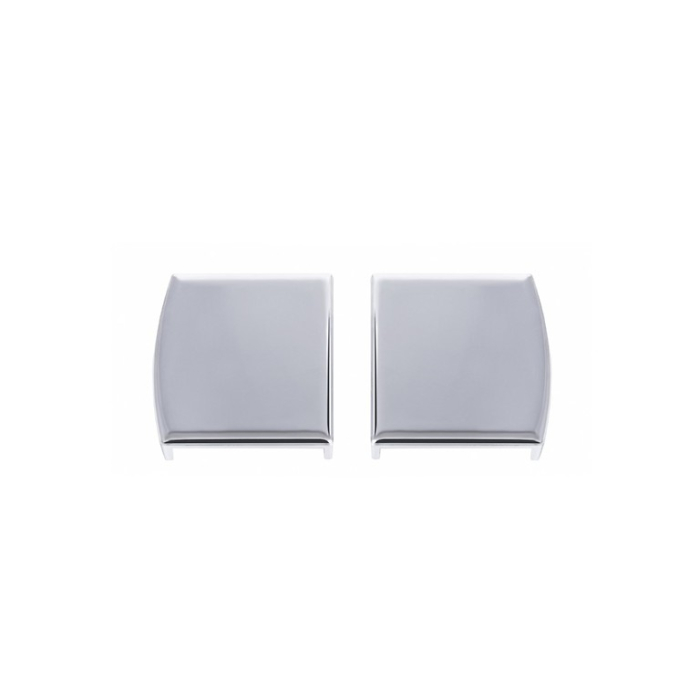 Set 2 capace cromate pentru paravan de cada Easy New cu 1 si 2 aripi, Cersanit Easy