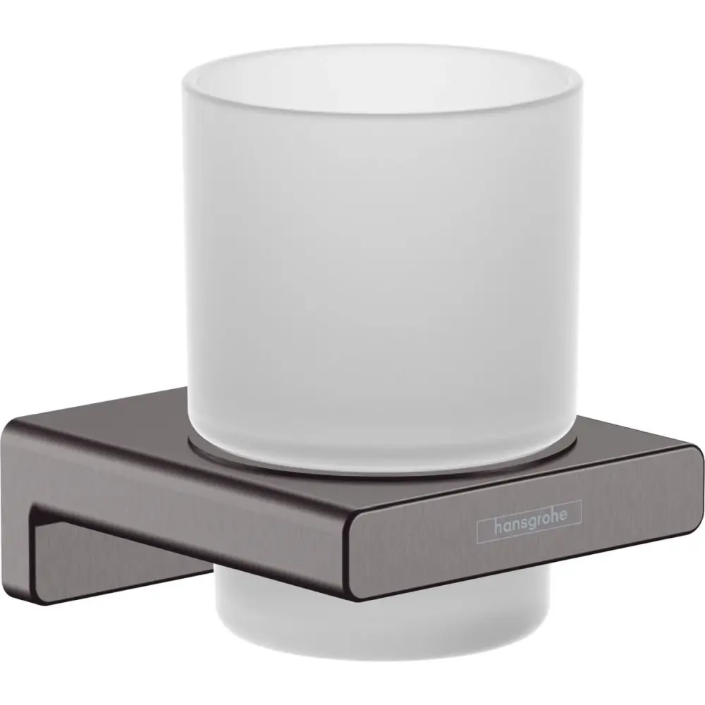 Set accesorii baie Hansgrohe AddStoris, negru periat [5]