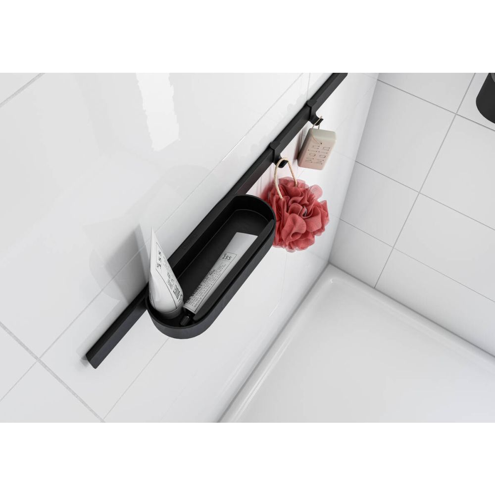 Set accesorii cabina de dus culoare negru mat Hansgrohe WallStoris 27967670 [2]