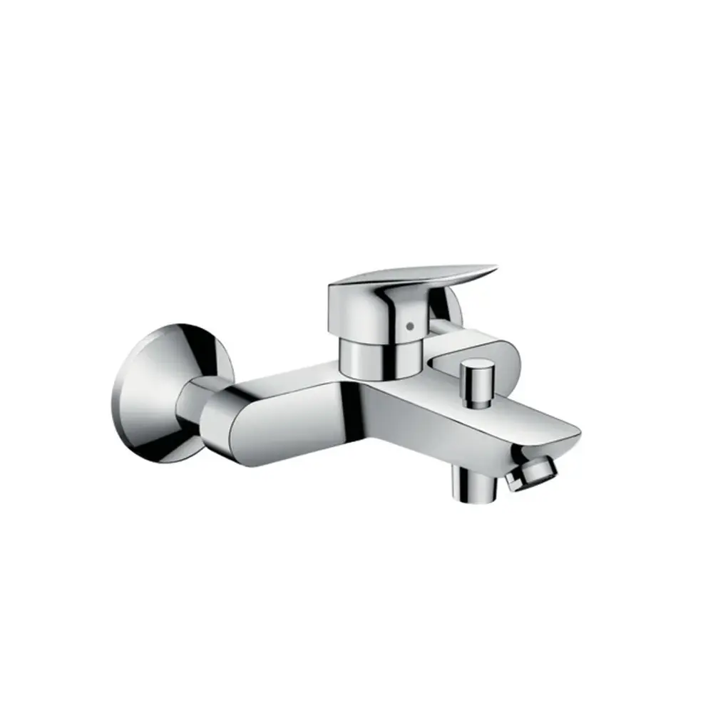 Set baterie cada si baterie lavoar cu accesorii baie Hansgrohe Logis, crom lucios [2]