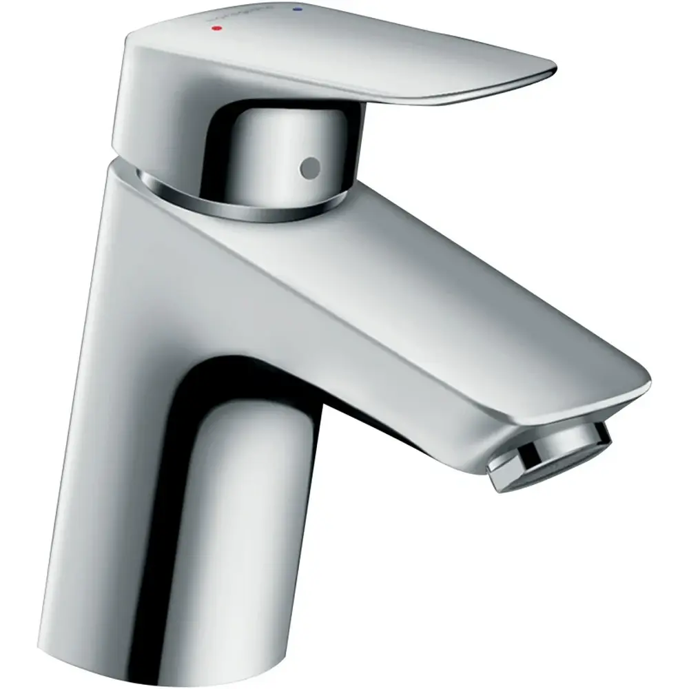 Set baterie cada si baterie lavoar cu accesorii baie Hansgrohe Logis, crom lucios [3]